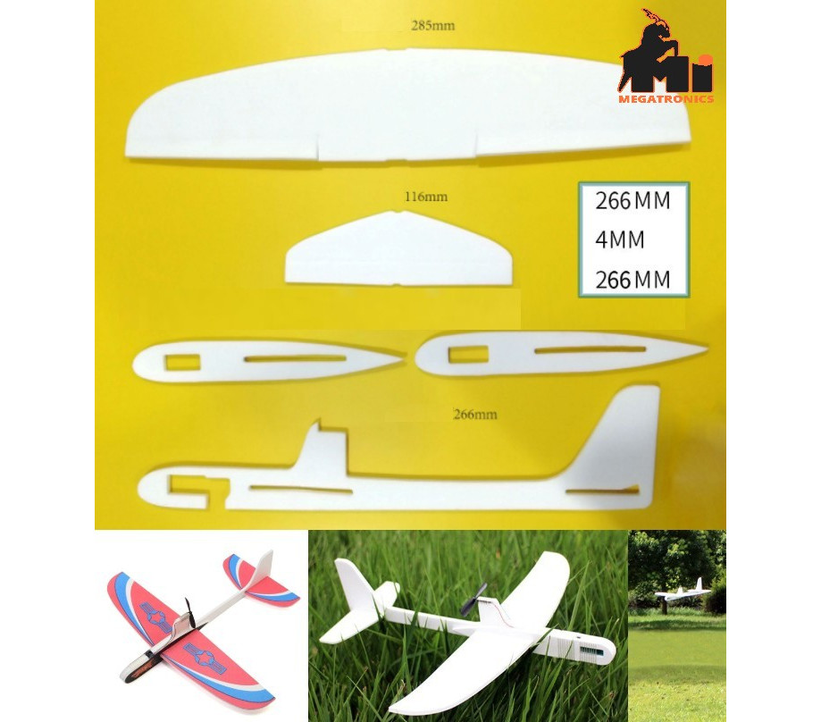 Capacitor Hand Throwing Free-flying Glider Airplan