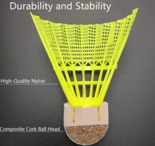 AT Sports Nylon Badminton Shuttlecocks Pakistan | 12 Tubes Pack Model 100