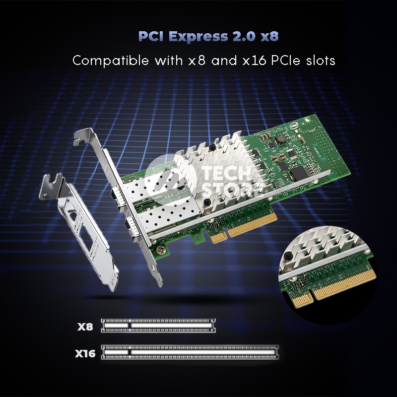 Jual Intel X520 Da2 10g Dual Port Sfp 10gbe Sfp Adapter Hp 560sfp Mikrotik Di Seller Kingyo