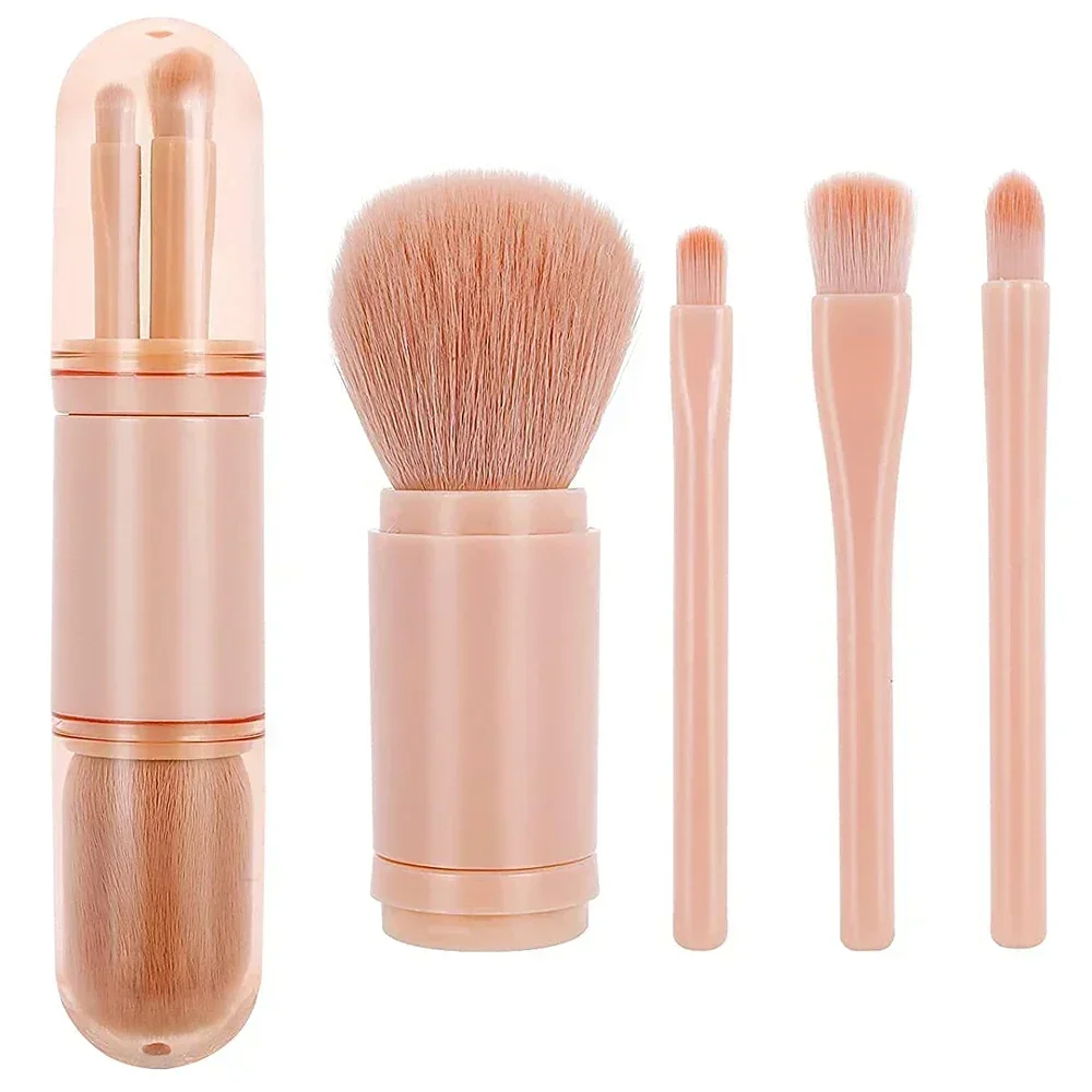 4in1 Makeup Brush Set Soft, Eyeshadow Contour, Concealer, Eyeliner, Brush, Foundation Beauty Cosmetic Brushes Tools