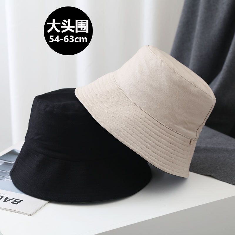 Black big-brimmed fisherman hat men's 