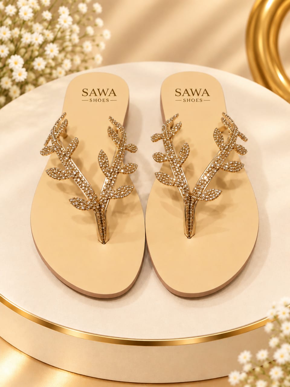 Flat Slippers For Women And Girls- SAWA SHOES - 302