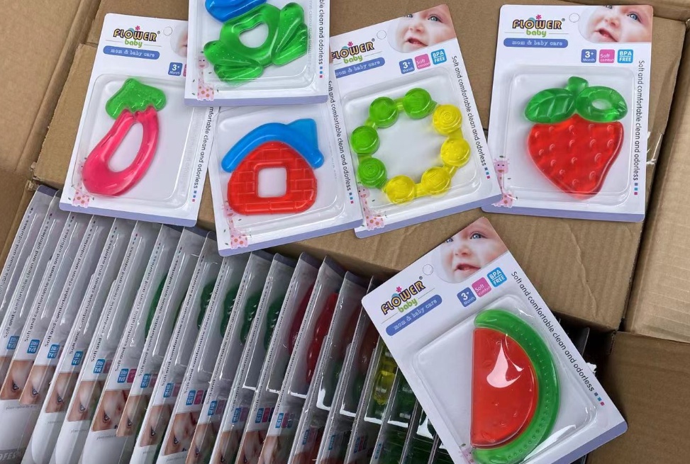 Baby Teether - Water Filled. Fruit Shape