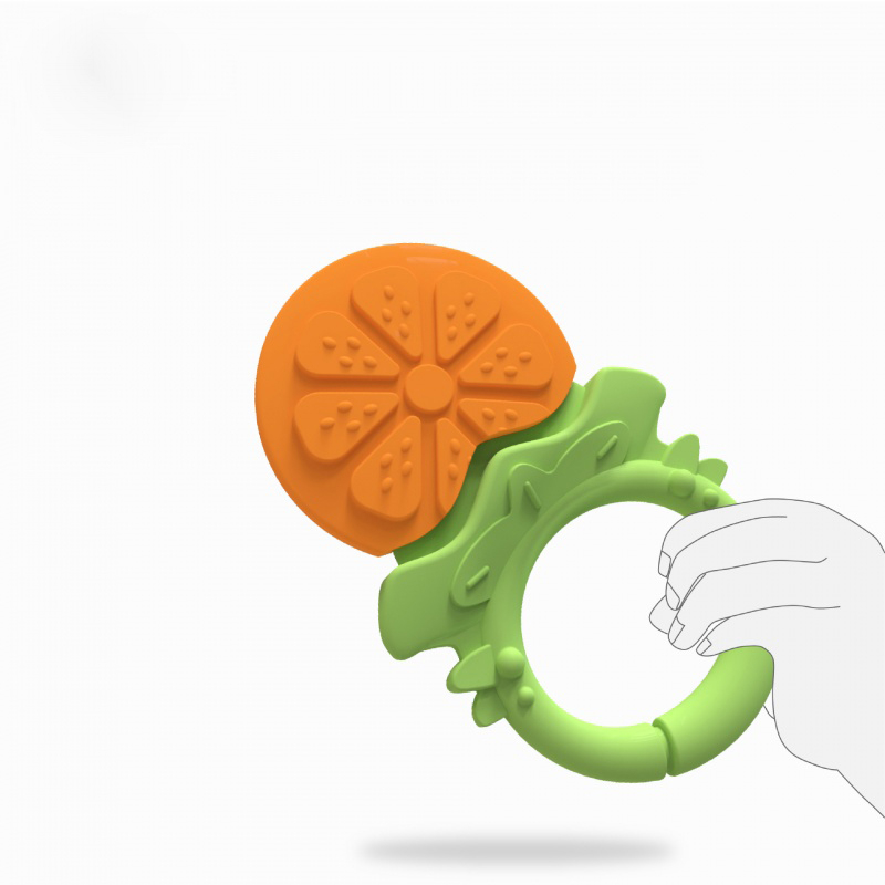 Mama choice Fruit Shape Silicone Teether for Baby