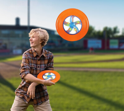 Entertainment for Children Kite Flying Competition Kit with Instructions Flying Game with Discs Outdoor Sports
