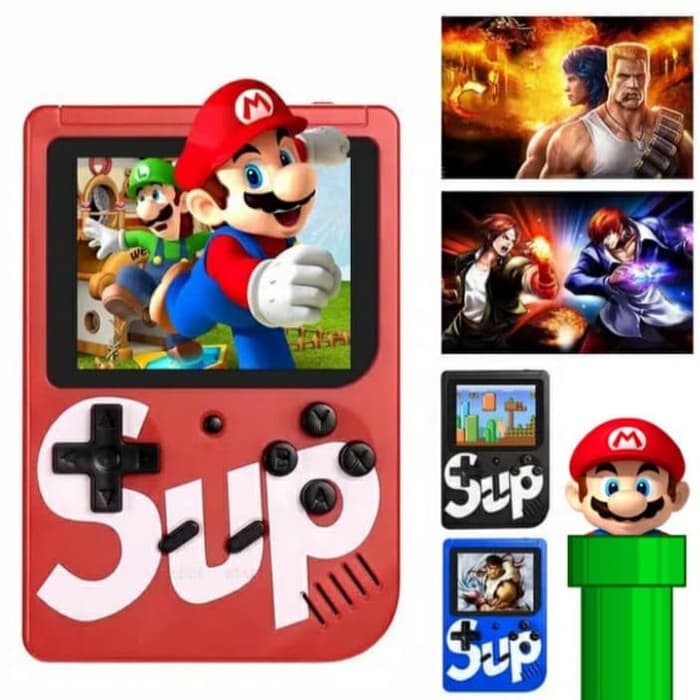 Sub Games Box Single Player 400 Games In 1 Attach With Led With Complete Accessories Rechargable Portable Game In Multicolour - High Quality