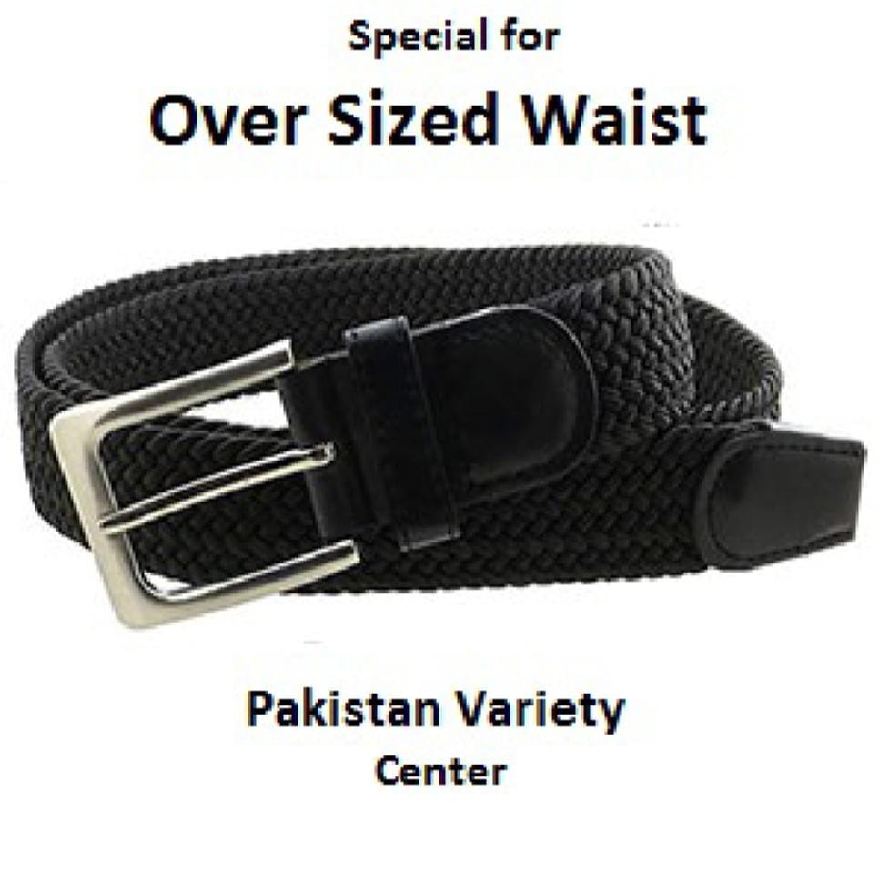 Special Braided elastic woven leather stretchable Belt for Men & Women.