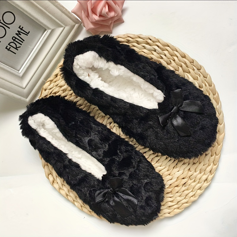 Women's Indoor Warm Soft Plush Slippers, Comfortable and Lightweight for Winter