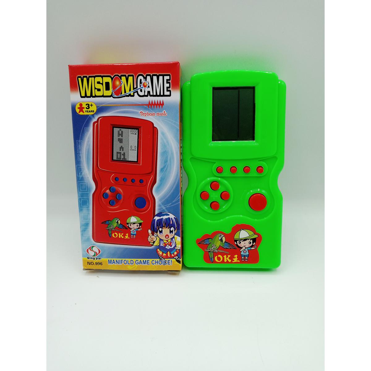 Wisdom Video Game for kids Gameboy Brick Game Classic Fun Tetris Hand Held LCD Retro Game Toys Brick Game Console for Kids – 9999-in-1  Classic Handheld