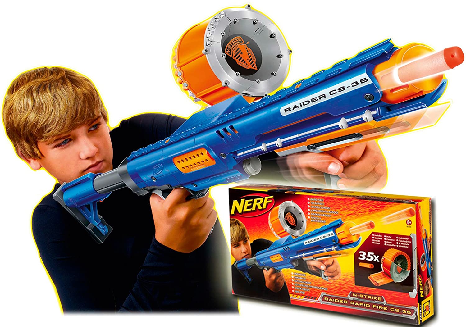 Hasbro Nerf N-Strike Raider Rapid Fire 