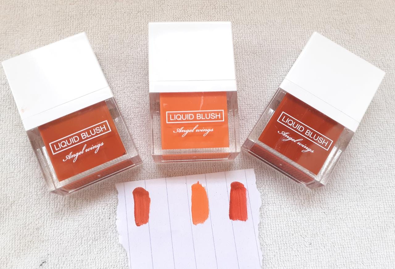 orange liquid blush