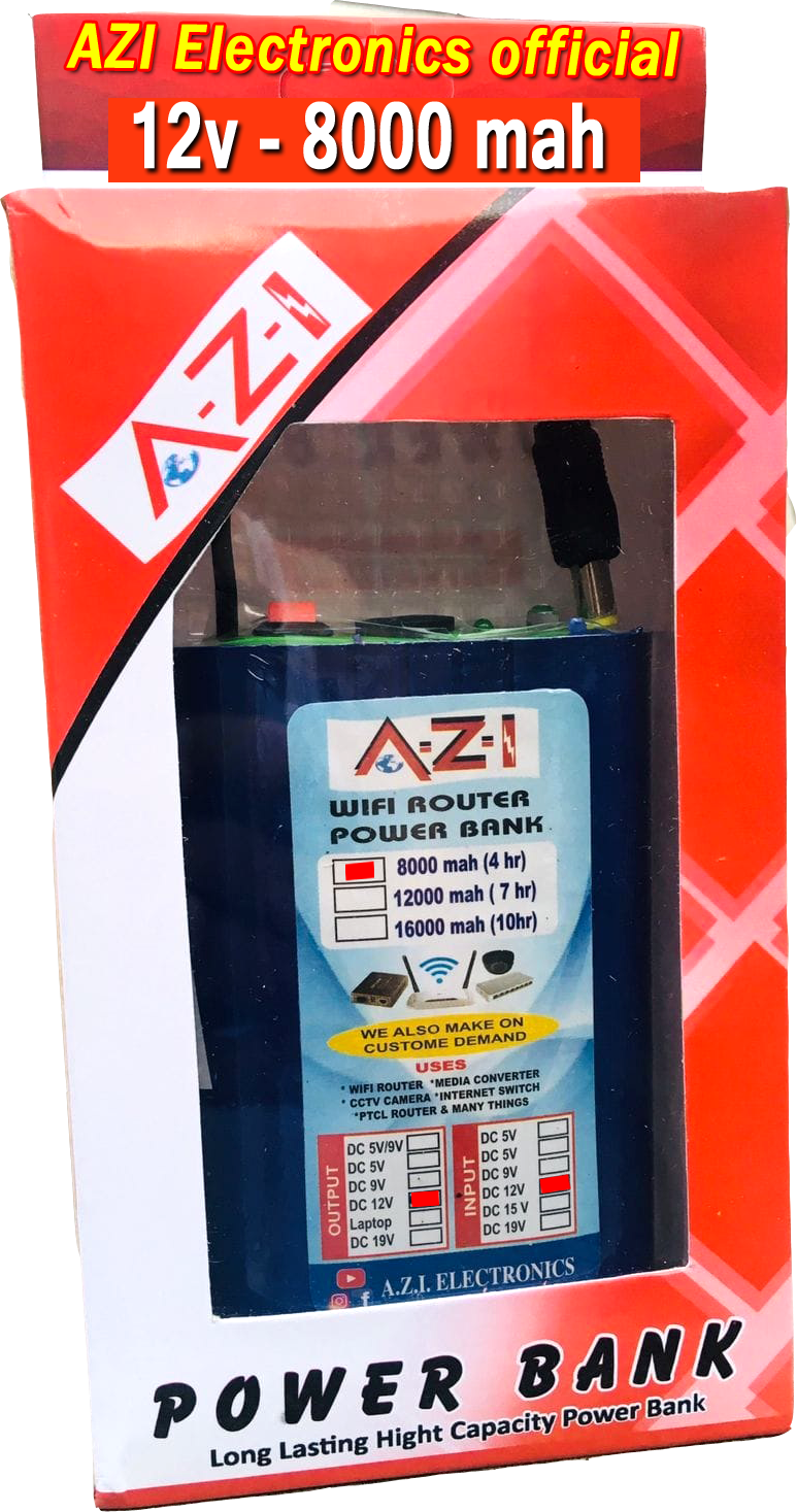 12v WiFi Router UPS Power Bank - 4 Hours Guaranteed Backup - Tp Link ...