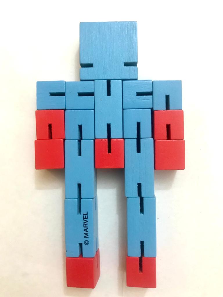 Wooden Puzzle Robot for Kids, Brain Teaserr