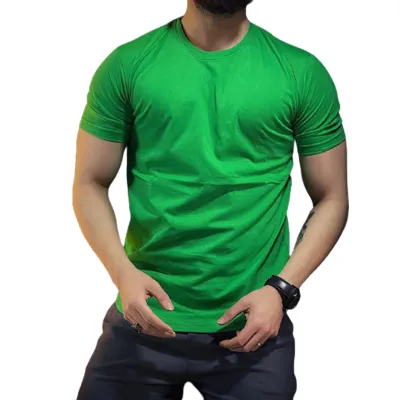 Round Basic polyester t-shirt, Half Sleeves, Plain at Rs 150 in