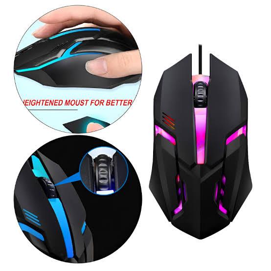 RGB Gaming Mouse 6 Button USB Wired Mouse | 4 Level DPI 800-3200 | Ergonomic Gaming Mouse | Free Mouse Pad