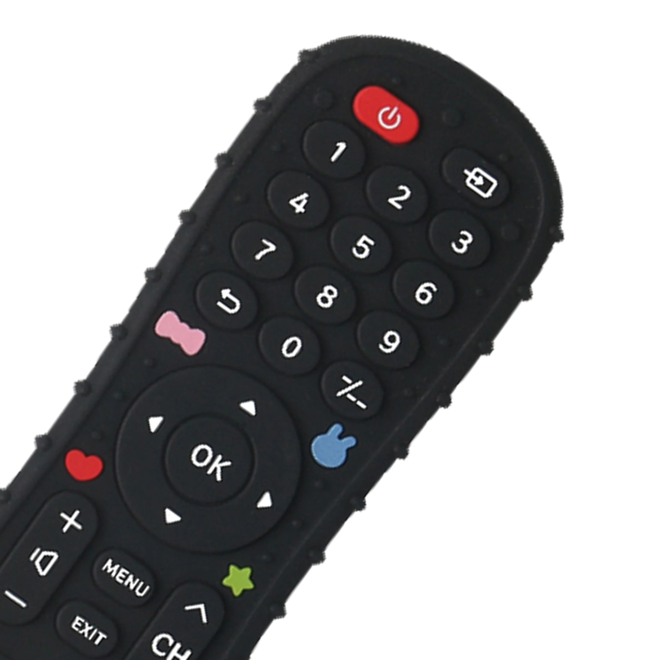 Silicone Baby Toys TV Remote Control Shape Teether Toy BPA Free Silicone Teething Chewing Toy Sensory Baby Accessories