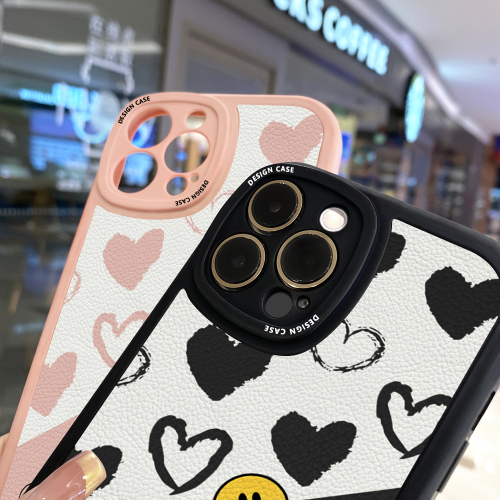 AMORVOR for OPPO Reno2 F Reno2 Z Back Cover INS Style Heart PU