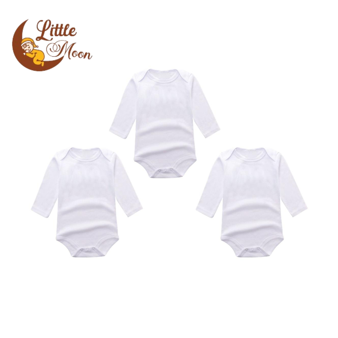 Pack of 3 Newborn Baby Bodysuits Romper in Cotton Stuff for Newborn Baby (Unisex) Available 0 to 12 Months