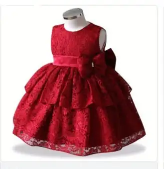 red frock for baby