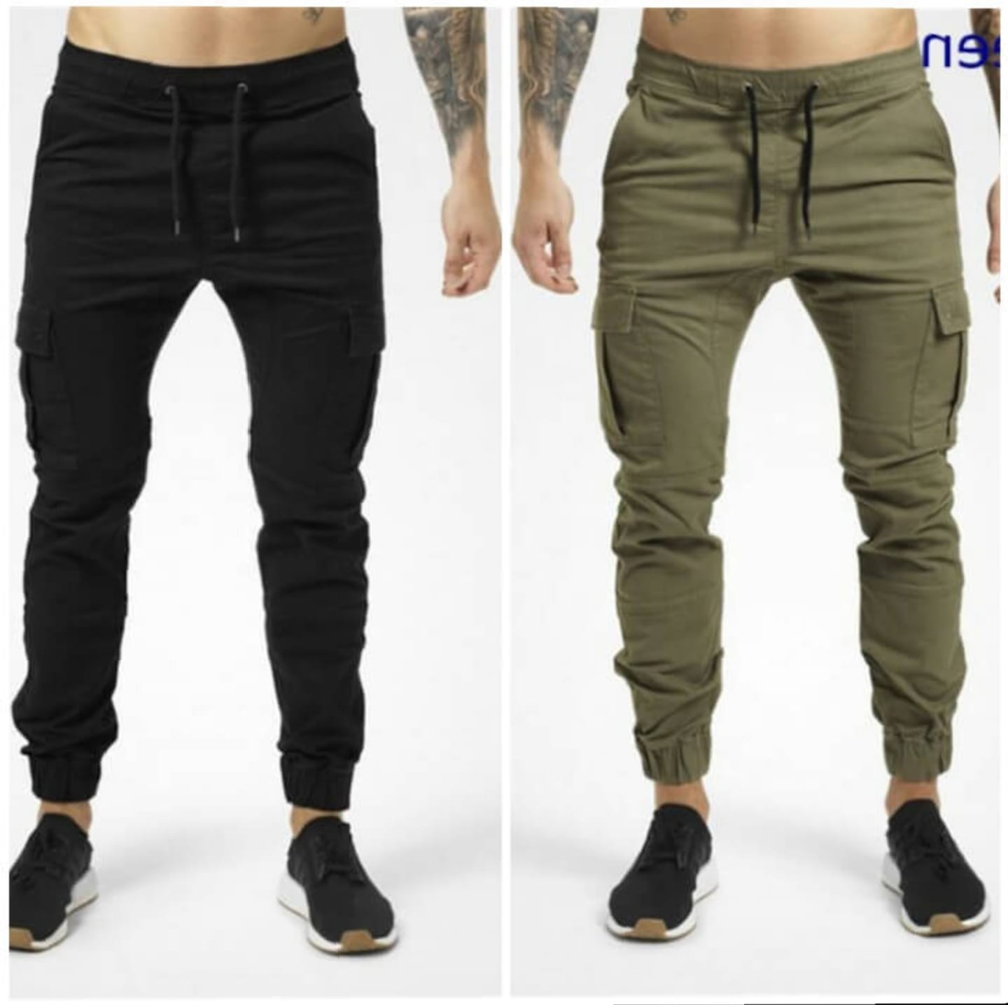 ZRK Garments  - Stylish Cargo Pocket Trousers For Men terry Fabric