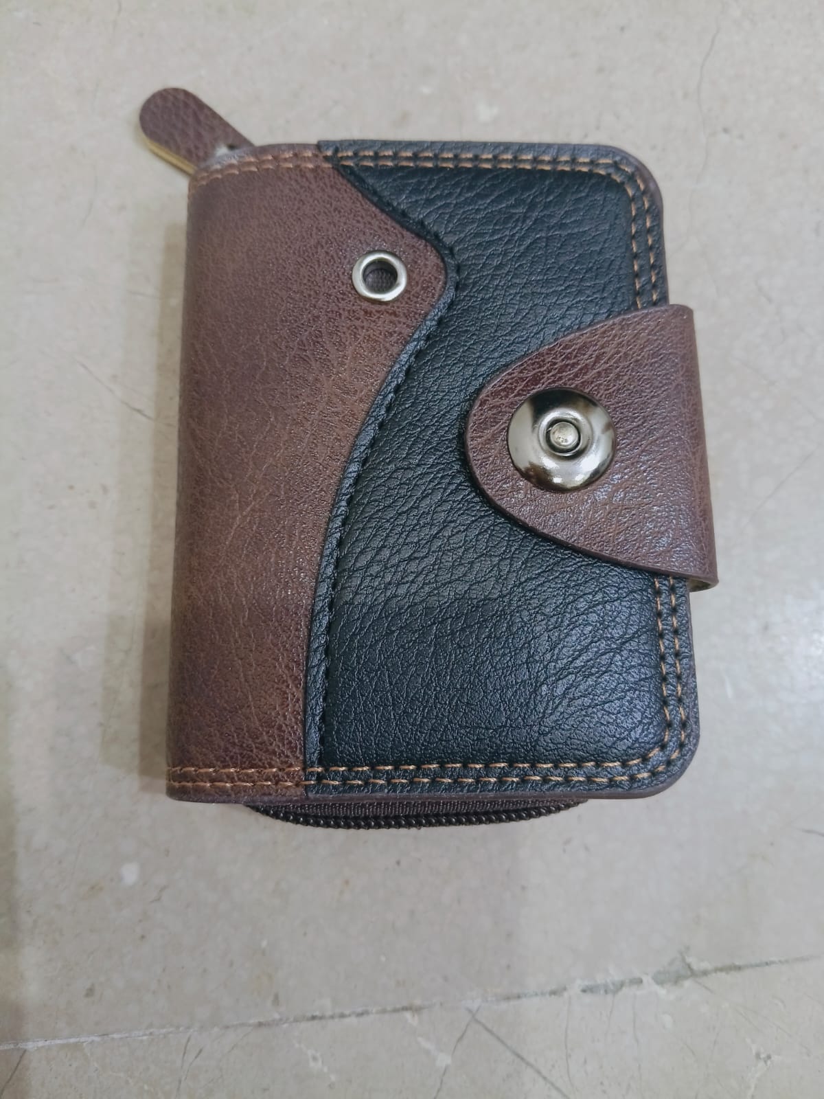 Zip card wallet Genuine Leather Minimalist Men's Purse Long Wallet For Men Bi Fold Simple Wallet Clasp Card Holder Wallet Small Wallet for Men and Boys - Slim and Smart Wallet Small Wallet for Men and Boys - Slim and Smart Wallet