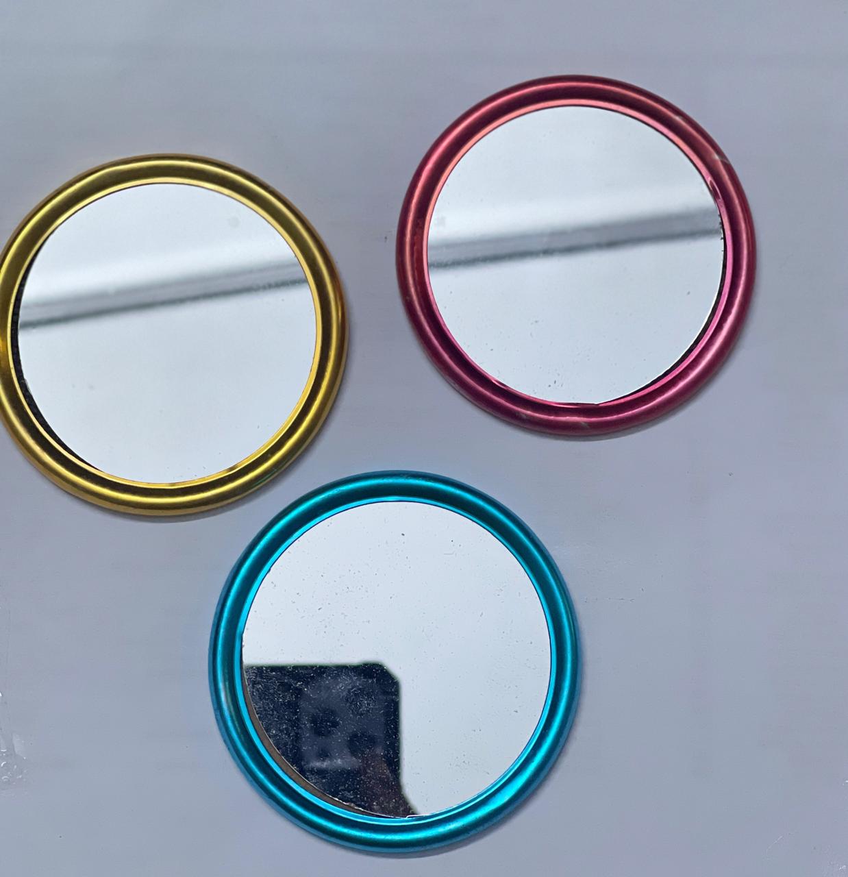 Girls & Women Face Mirror | 1 Pc Pocket / Pouch Mirror | Compact & Lightweight | Export Quality | Clear Reflection Glass | Ideal for Makeup, Travel & Daily Use | Stylish, Durable & Handy | Value Added Product | Just Rs.100 Only