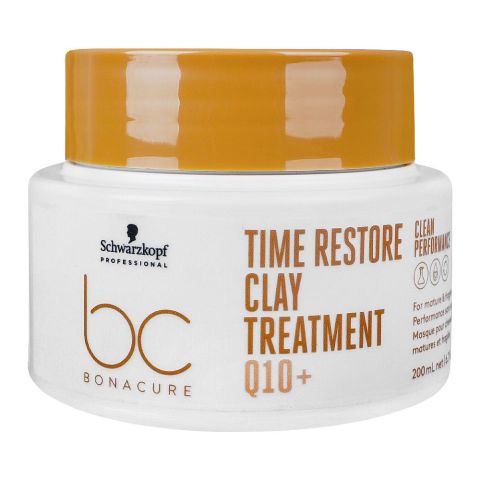 BC Bonacure Q10+Time Restore Clay Treatment | Hair Treatment Care | 200ml