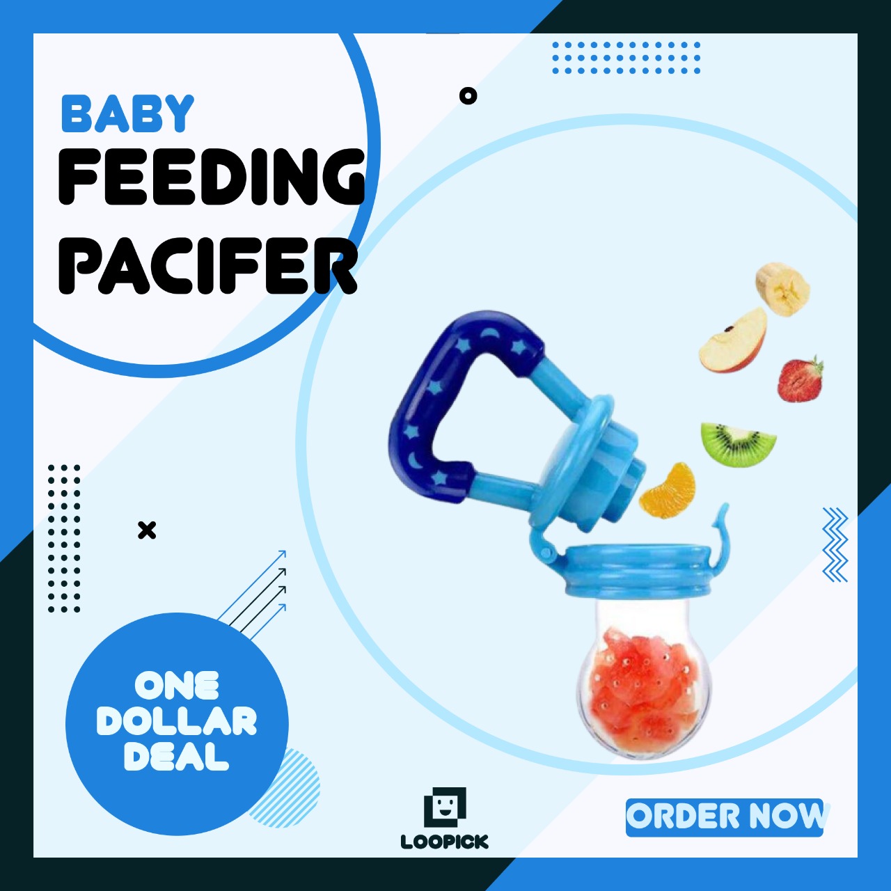 Baby Fruit Feeder Pacifier Food Feeder-Silicone Teething Toy-Silicone Pouches for Toddlers & Kids | Baby Bite Pacifier Fruits Vegetable Food Supplement Silicone Baby Food pacifier Feeder Fruit Chosni | FRUIT FEEDER - FRUIT SOOTHER for kids