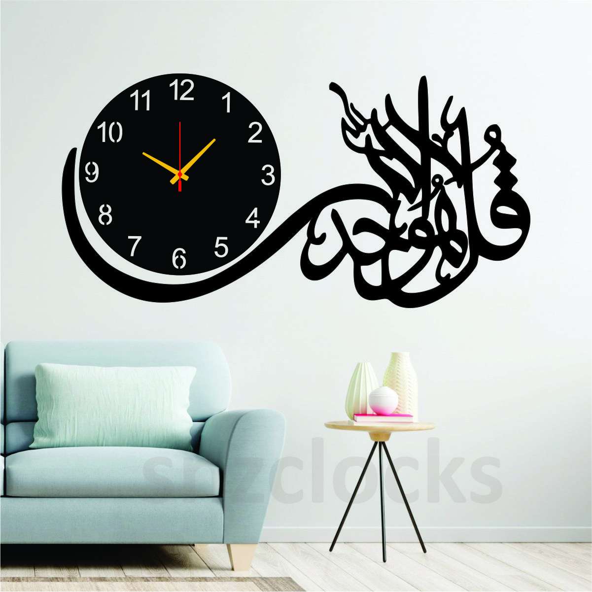 Light LED لوہے قرآنی Clock |Clocks for rooms | Clocks | Clocks for rooms Fancy wooden | clock wall stylish | clock for room