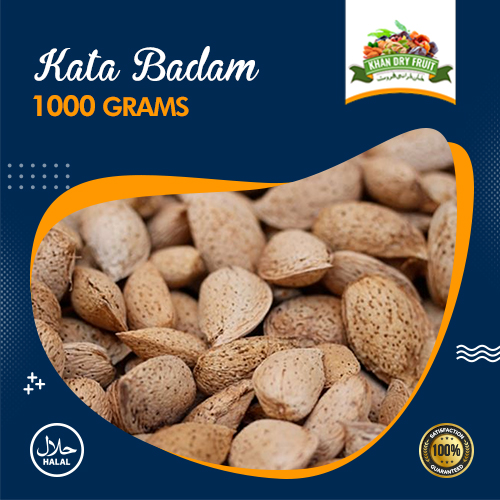 Desi Kata Sbit Badam Harte Shell ] 1000gm Pack ] Almonds ] Dry Fruits]