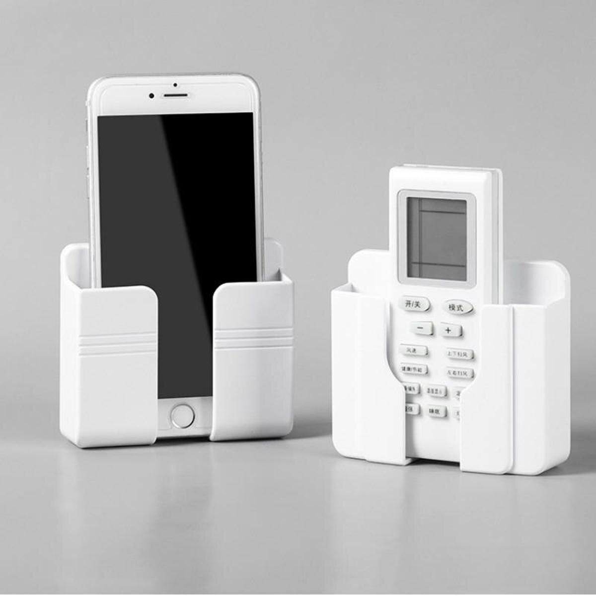 Cell Phone Holder Wall Mounted Bracket No Drilling Phone Charging Support