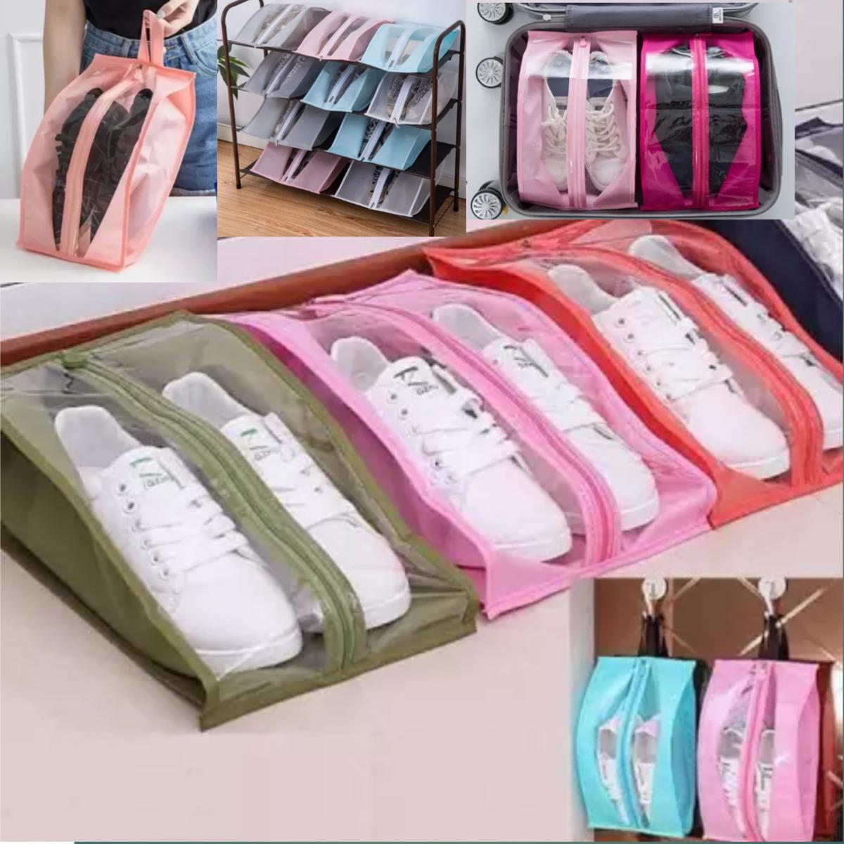 Multipurpose Travel Shoes organizer with zip new design biggersize