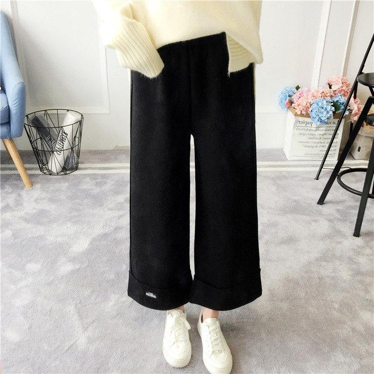 ZEROFEEL Ladies Solid Color Long Pants Autumn Korean Style Casual Fashion  Wild Loose Sports High Waist Wide Leg Sports Pants