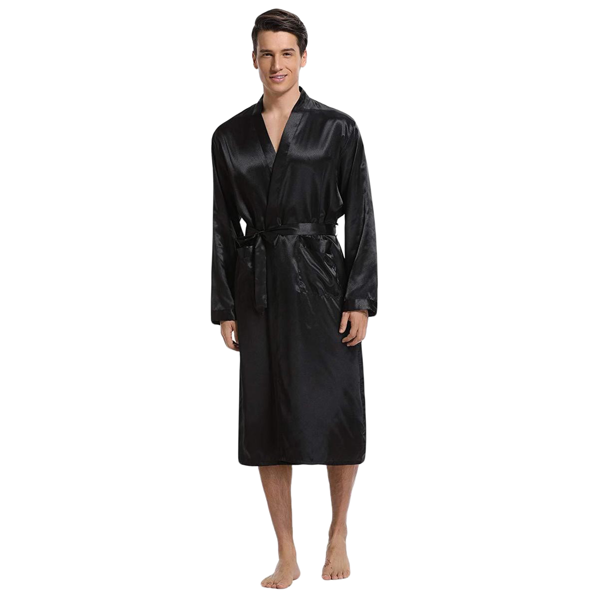 Sebastian silk satin Men's Classic nicely robe/gown Nightwears