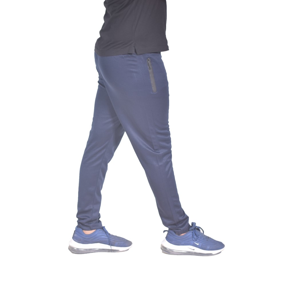Athlico Men's Tapered Track Trouser | Zip Pocket Sports Pants | Slim Fit Casual Wear