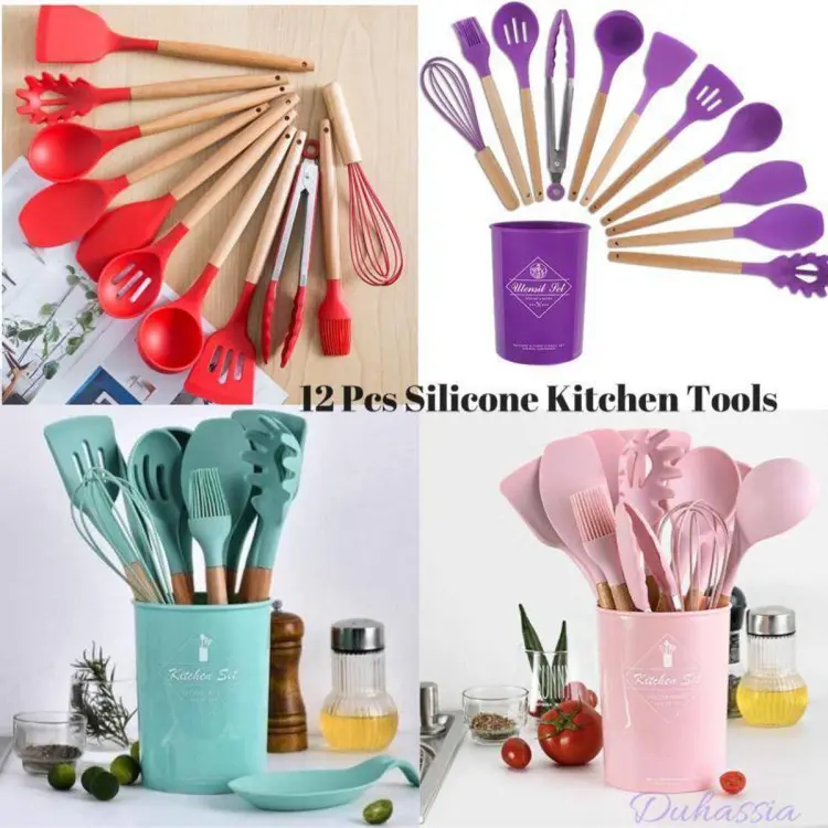 Silicone cookware cheap set