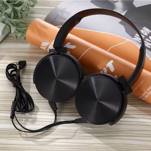 Universal Wired Headphones With Mic  & Deep Bass, Comfortable Over-Ear Headset For Gaming Head Phones  Music & Calls Wired Headphones With Microphone, Noise-Isolating Stereo Sound For Smartphone, PC, Laptop & MP3/MP4