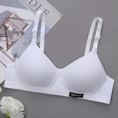 summer girl underwear cotton teenage young teen in bras cotton training bras  for girls teenager bra small breast kids lingerie