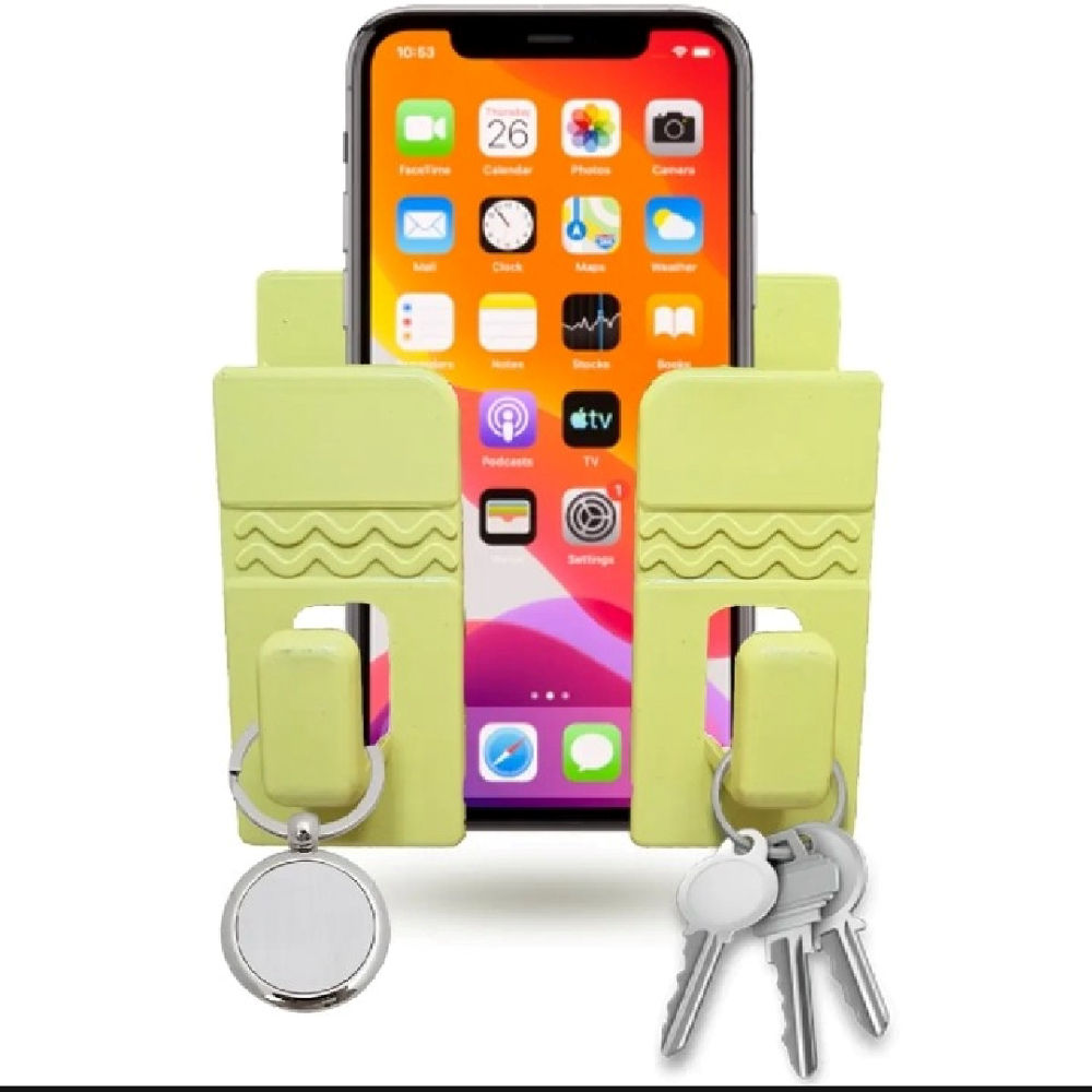 Pack of 3 Wall Mounted Mobile Phone Holder