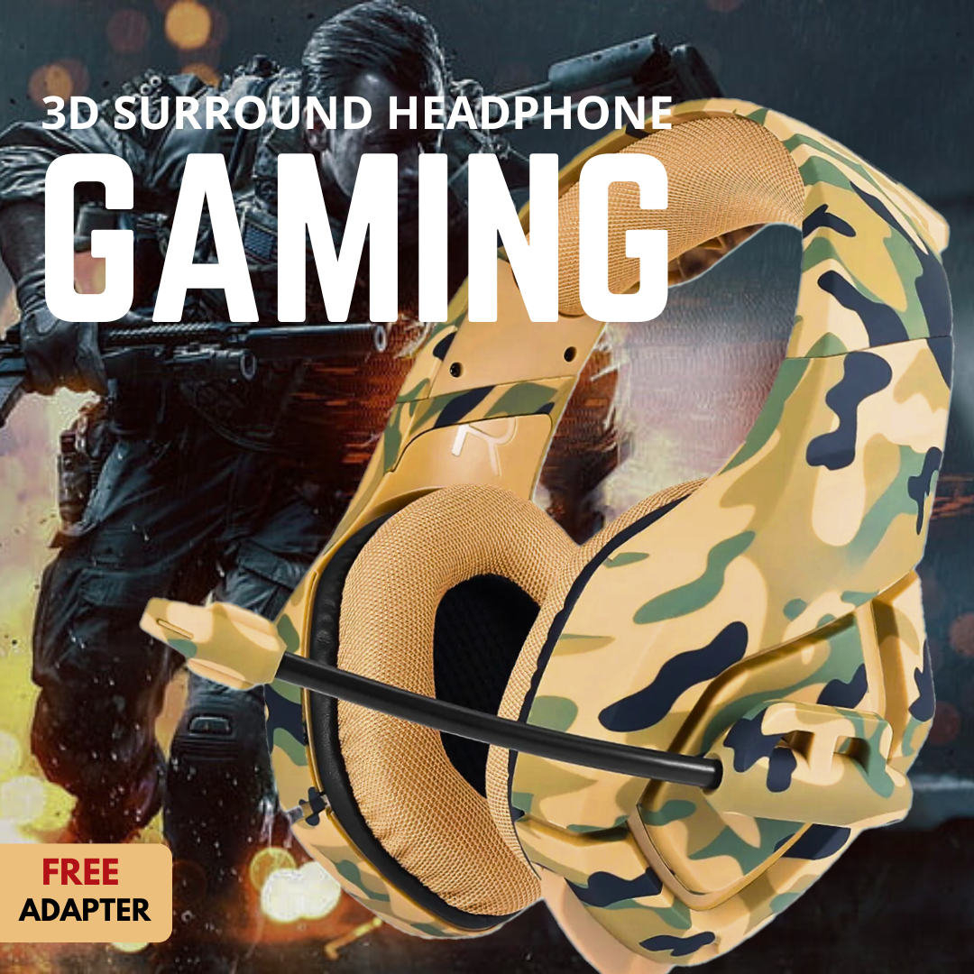 Monster RGB Gaming Headphone 3.5mm With USB Earphone Surround Stereo