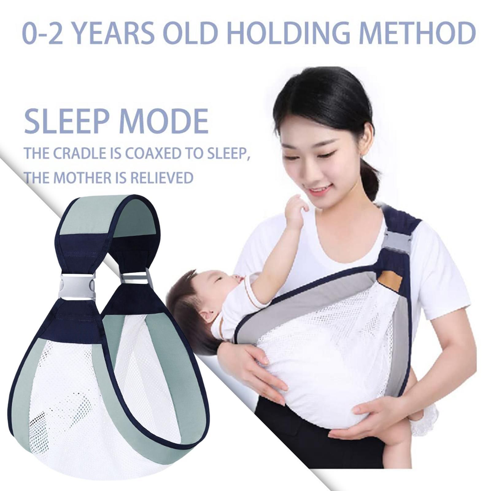 Baby Carrier Lightweight Breathable Baby Carrier Labor-saving Infant Sling Wrap Backpack Adjustable Straps Baby Carriers Pouch Bag Front Rider