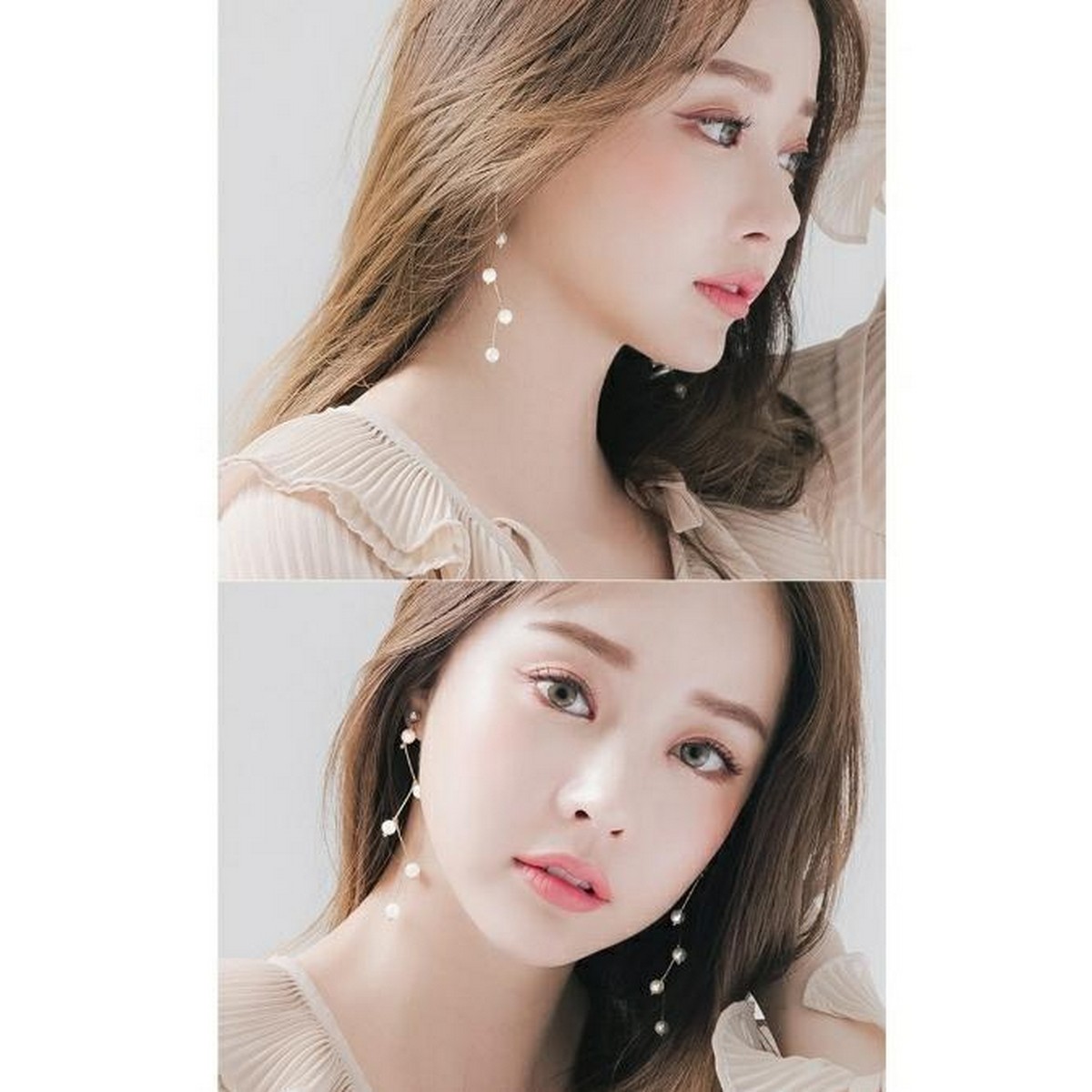 Silver Zig,Zag Stude Earrings For Girls