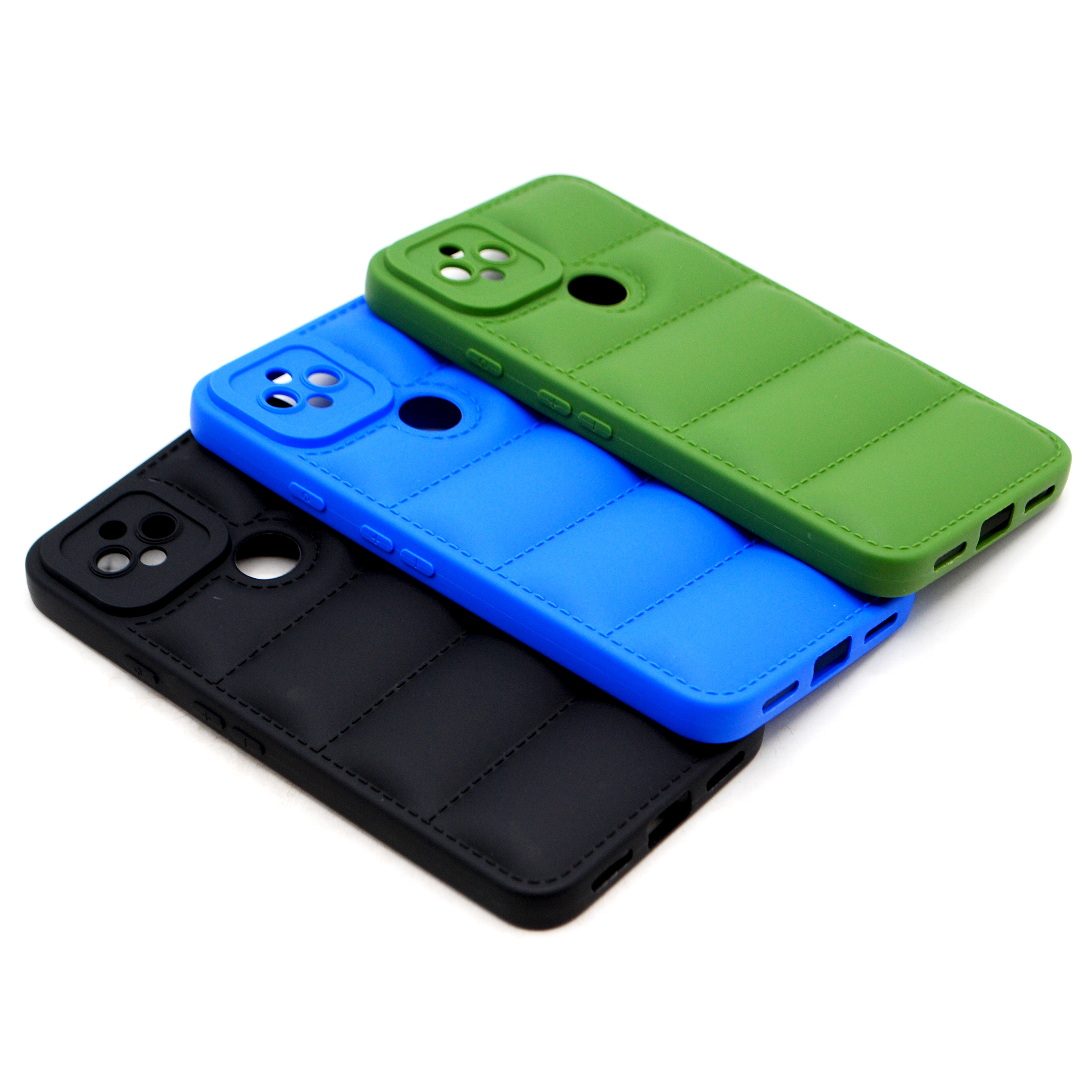 Google Pixel Back Cover Multicolour Soft Puff Case For Pixel
