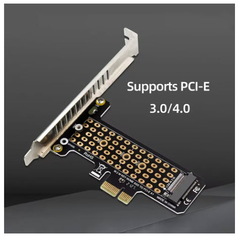 M.2 NVME B&M Key To PCIe 4.0/3.0 X1 x1 X4 x8 x16 interface Adapter Card PC Motherboard For 2230 2242 2260 2280 SSD hard disk