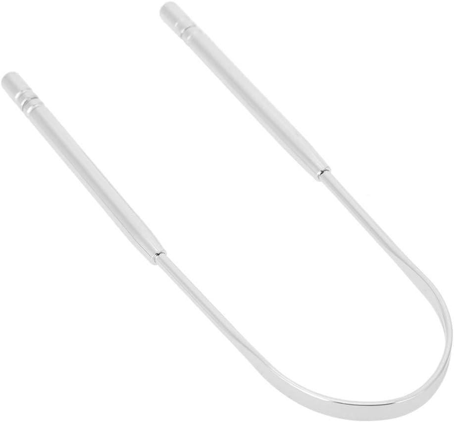 Medical-Grade Stainless Steel Tongue Scraper for Adults and Kids – Professional Oral Cleaner Tool to Eliminate Bad Breath and Improve Hygiene – Rust-Proof & Durable
