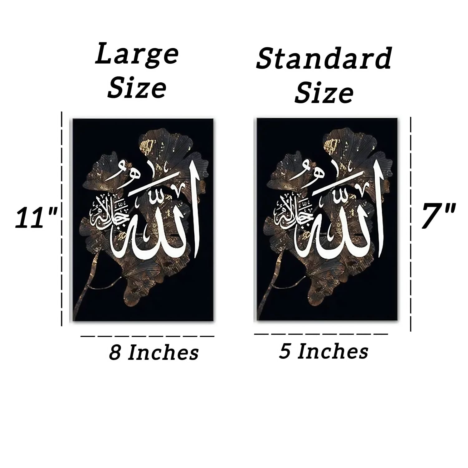 Decoration home decoration item 9 pcs iSLAMIC fRAME board wall decor photo on wall PHOTO TILE canvas art decor for home easy set up with both side tape
