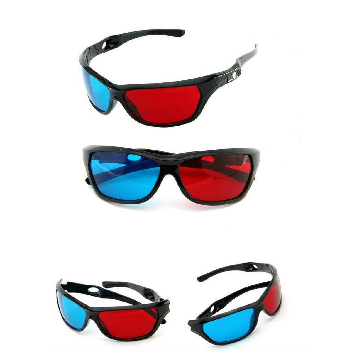 Red Cyan Blue Anaglyph 3D Glasses for 3D Movies, Images and Games