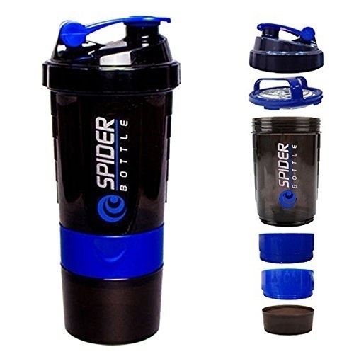 SPIDER BOTTLE Gym Shaker/Water Bottles for Gym PROTEIN & MULTI PURPOSE SHAKER  Bottle 500ml