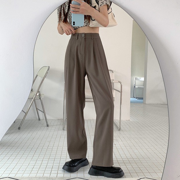 Women Korean Plus Size Casual Trousers 