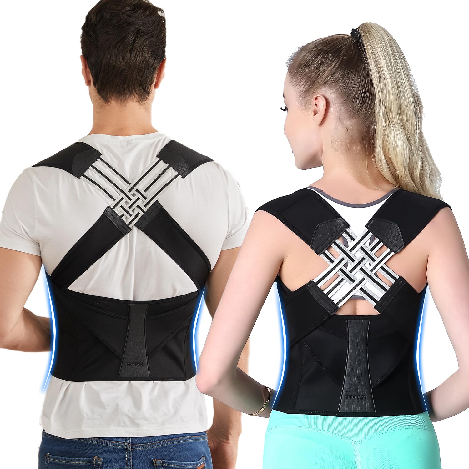 Back Posture Corrector Brace for Women breathable Back Posture Correction back support belt shoulder students kid & mothers